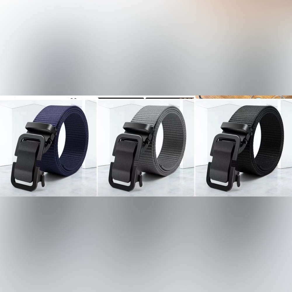 Stylish Men's Belt jeans belt, large size webbing nylon belt 48”